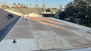 Before: Decking repair & complete re-roof