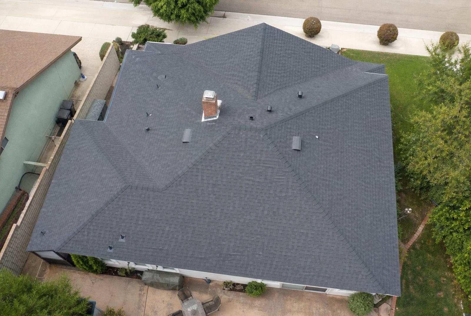 After: Full tear-off & architectural shingle replacement